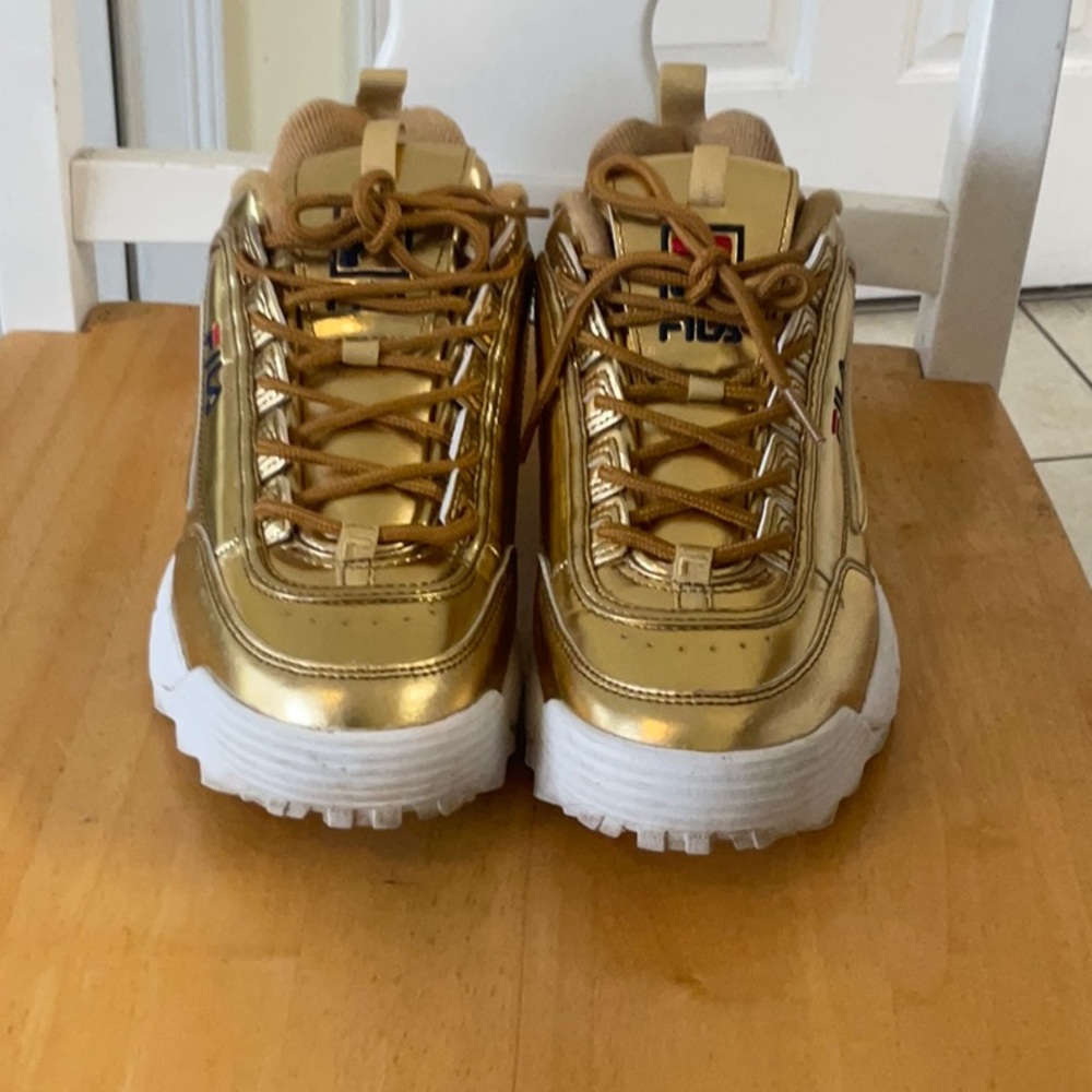 Fila Metallic Gold Sneakers - Picture 3 of 8